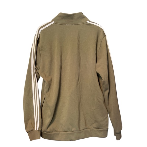 Adidas Army Green Track Jacket Size L EUC - Picture 4 of 7